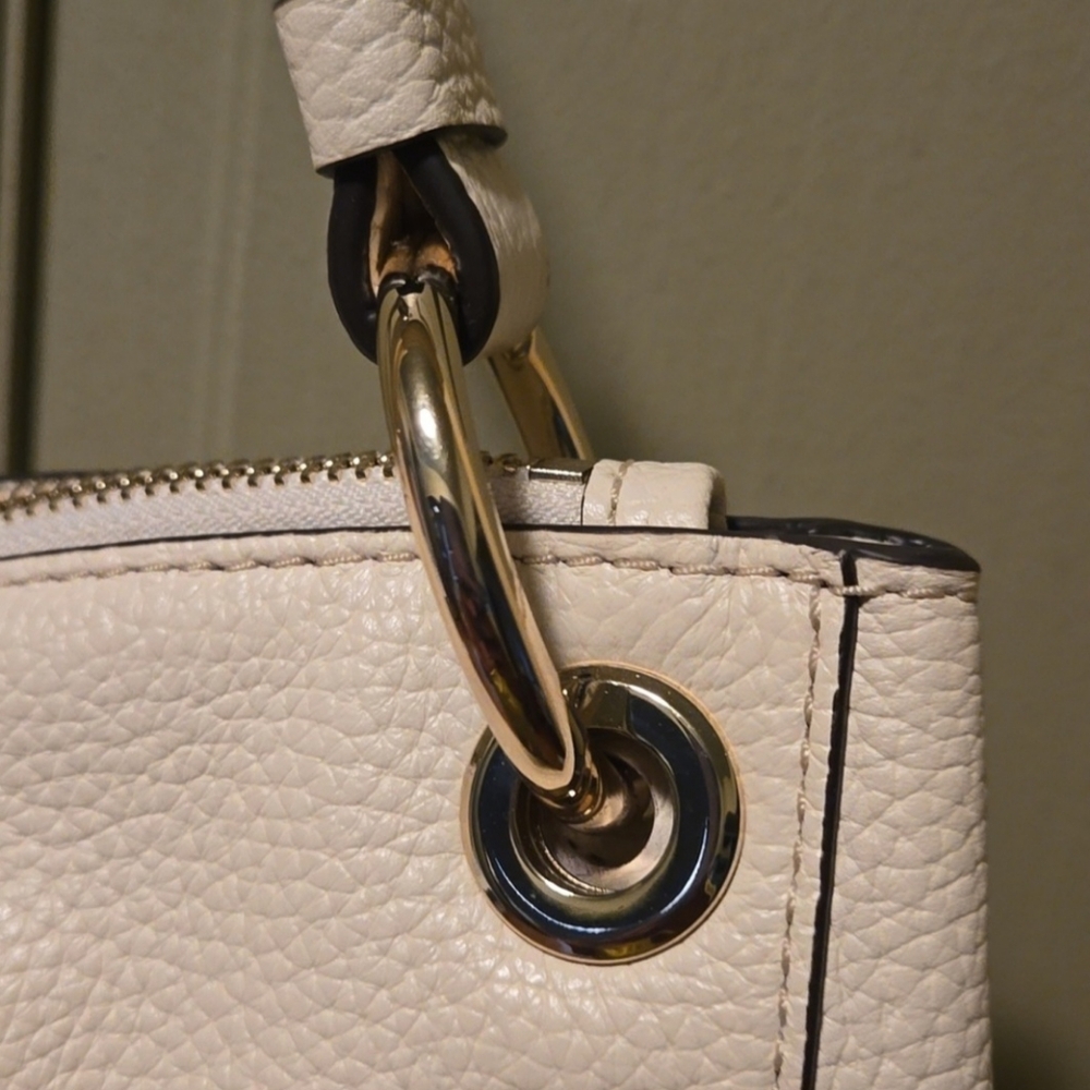 Kate Spade Blush Single Strap Shoulder Pebbled Leather Bag With Dustbag - Picture 6 of 6